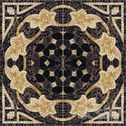 Tile - mosaic black 