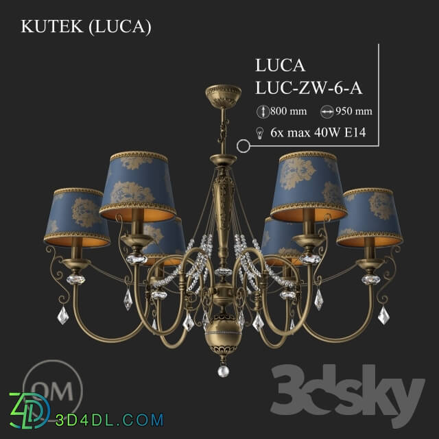 Ceiling light - KUTEK _LUCA_ LUC-ZW-6-A