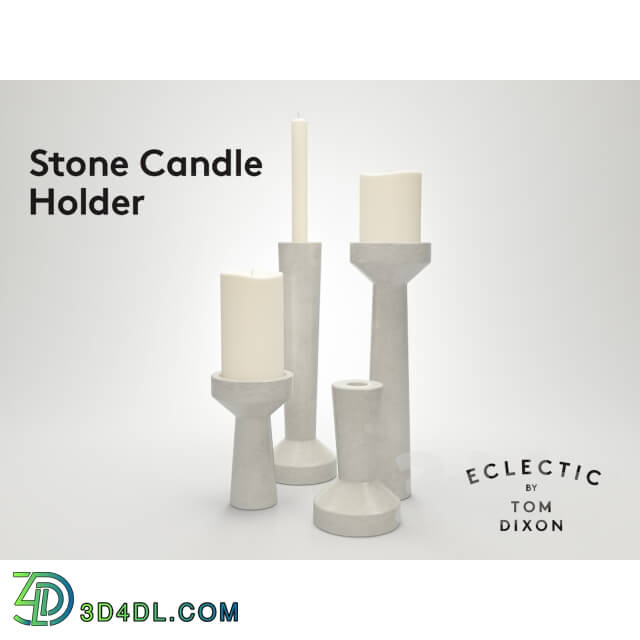 Other decorative objects - Tom Dixon - Stone Candle Holder