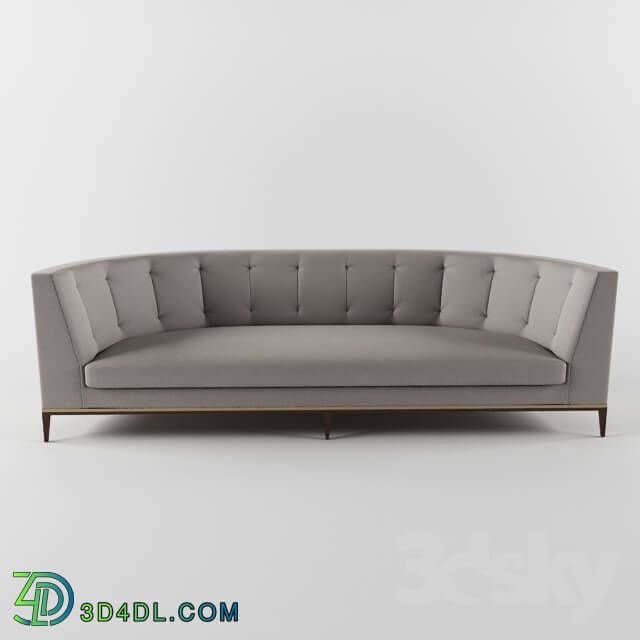 Sofa - Capitone sofa with round back