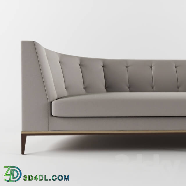 Sofa - Capitone sofa with round back