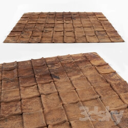 Carpets - Patchwork leather rug 