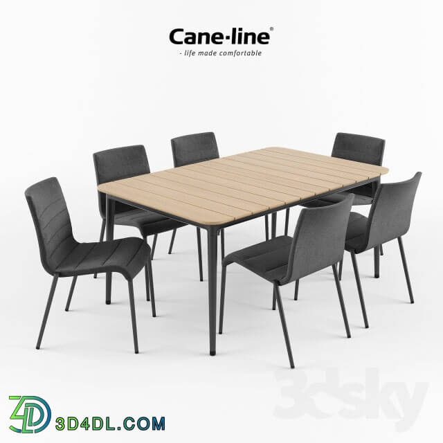 Table _ Chair - CANE-LINE Core Chair _ Table