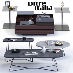 Table - Ditre Italia Coffee Tables Set 