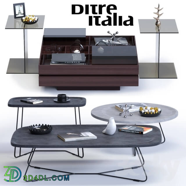 Table - Ditre Italia Coffee Tables Set