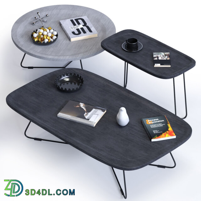 Table - Ditre Italia Coffee Tables Set