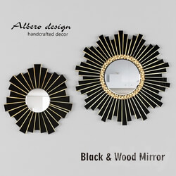 Mirror - Mirror Black _ Wood 