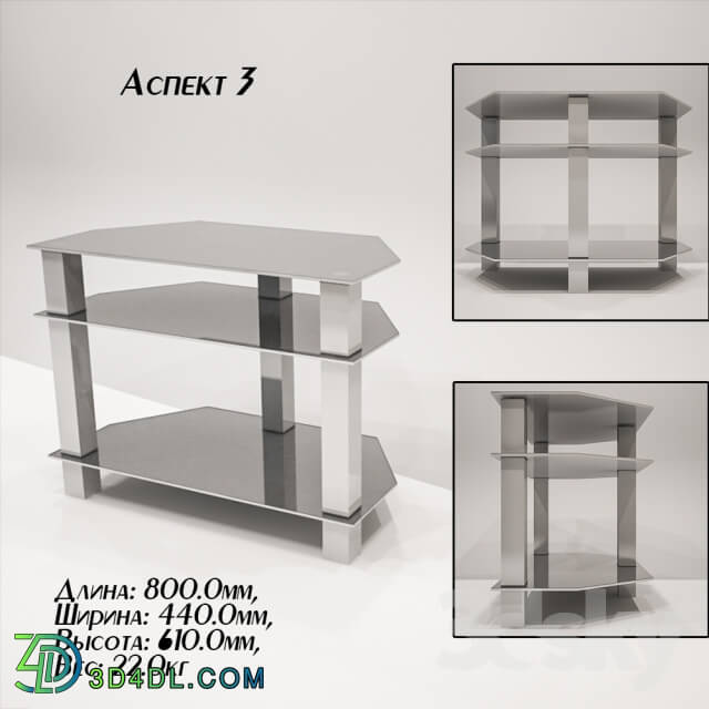 Sideboard _ Chest of drawer - Cabinet for TV Aspect 3