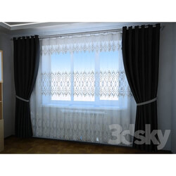 Curtain - 3d model of curtains 