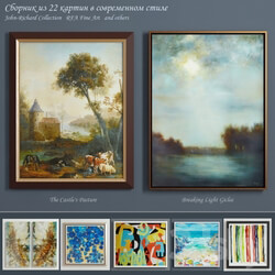 Frame - Collection of contemporary paintings _set-8_ 