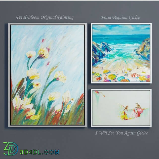 Frame - Collection of contemporary paintings _set-8_