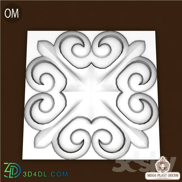 3D panel - Om. Mega plast decor 3d panel