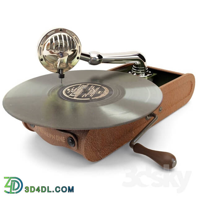 Audio tech - Portable gramophone