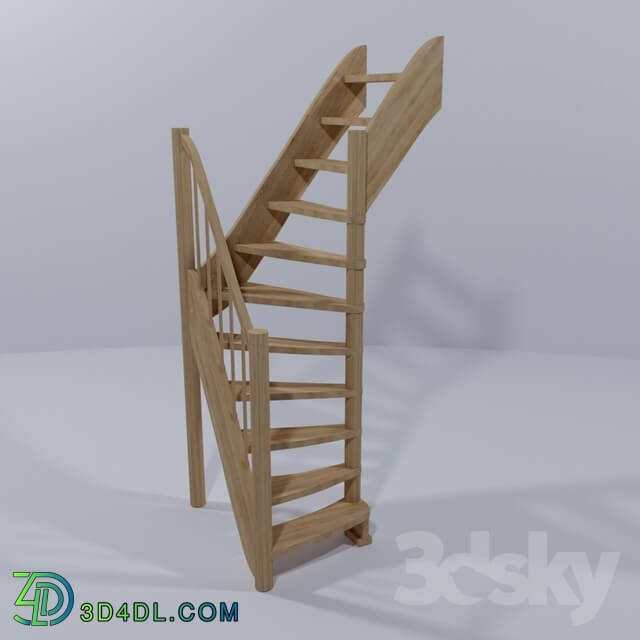 Staircase - Ladders rotatable by 90 _ ЛС-91_ universal