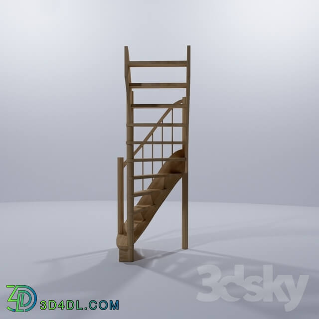 Staircase - Ladders rotatable by 90 _ ЛС-91_ universal