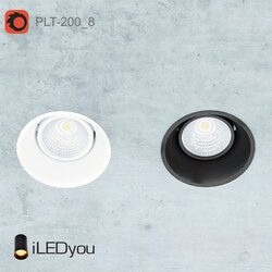 Spot light - Recessed rotary lamp PLT-200_8 