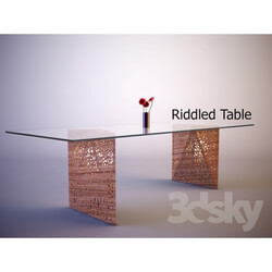 Table - HORM _ Riddled Table 