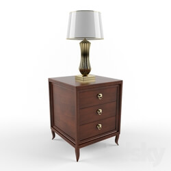 Sideboard _ Chest of drawer - TABLE WITH LAMP2 
