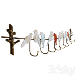 Other decorative objects - Coat Rack Bird Party 