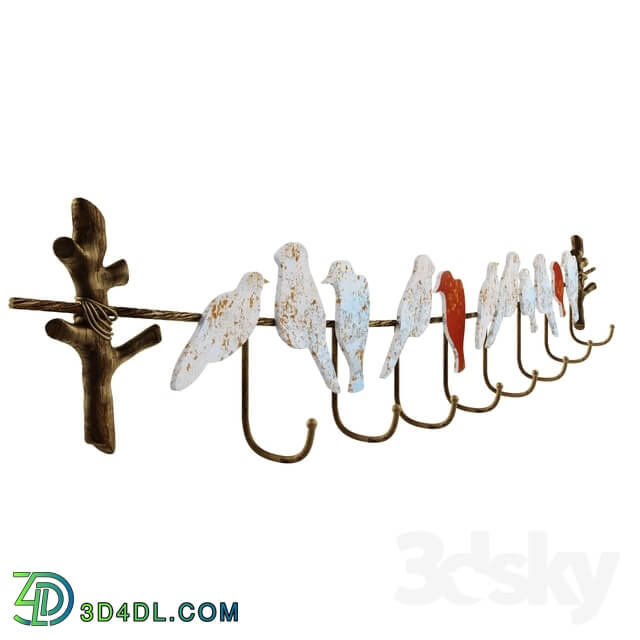 Other decorative objects - Coat Rack Bird Party