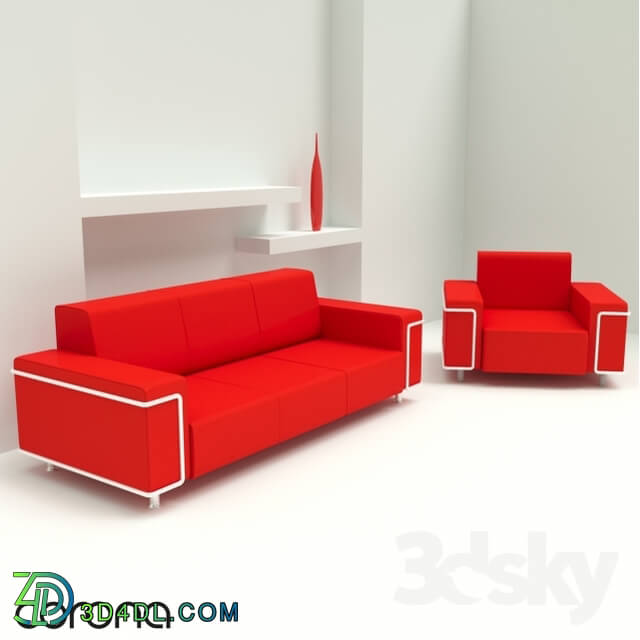 Sofa - Sofa and chair of the Blest