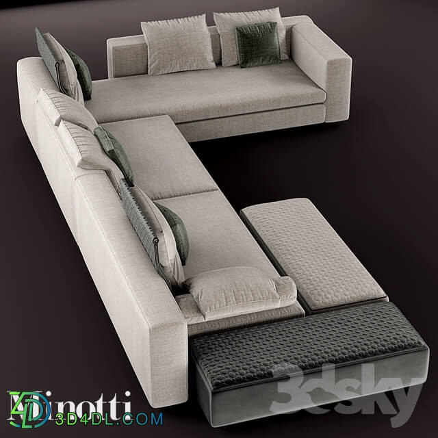 Sofa - Sofa Yang Modular Sofa Minotti