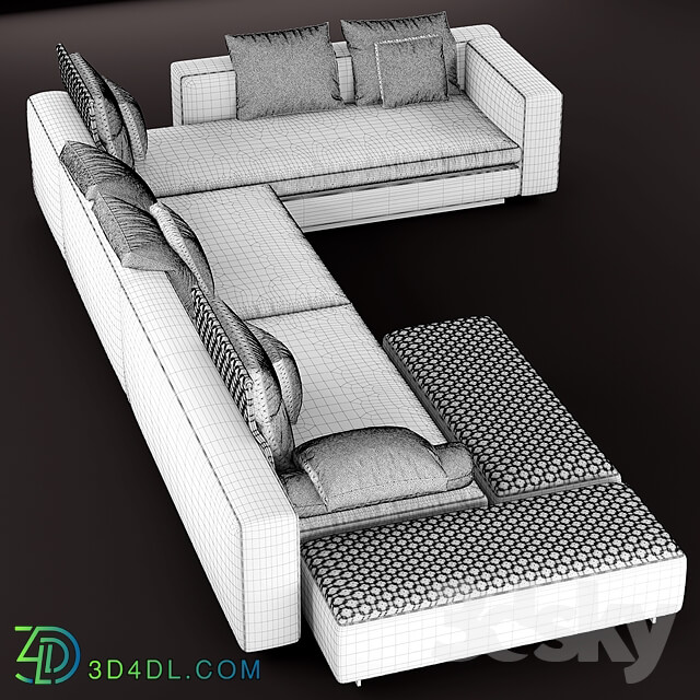 Sofa - Sofa Yang Modular Sofa Minotti