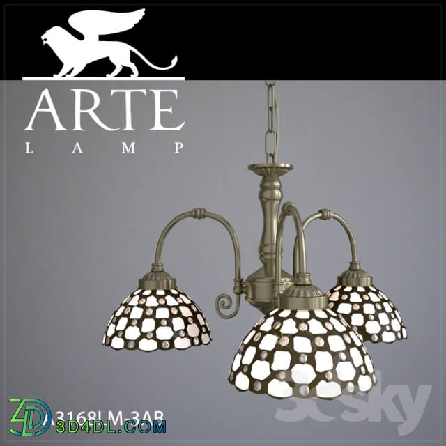 Ceiling light - Chandelier ARTE LAMP A3168LM-3AB