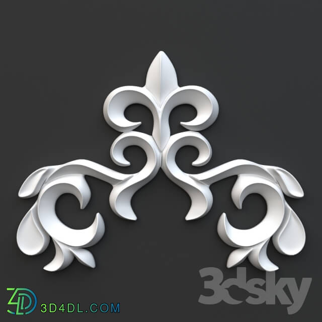 Decorative plaster - Kazakh Ornament