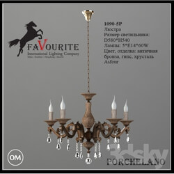 Ceiling light - Favourite 1090-5 light chandelier 