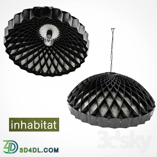 Ceiling light - bamboo lamp