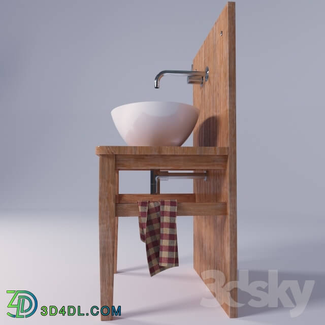 Bathroom furniture - Wash basin in the Scandinavian style