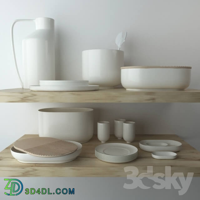 Tableware - Set of dishes A TABLE