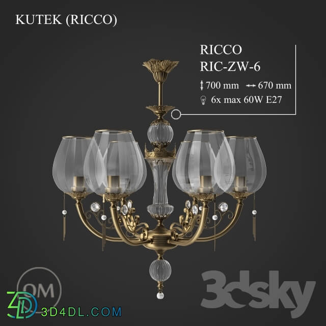 Ceiling light - KUTEK _RICCO_ RIC-ZW-6