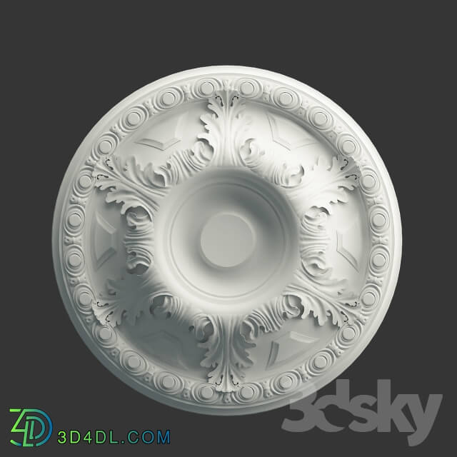 Decorative plaster - rosette