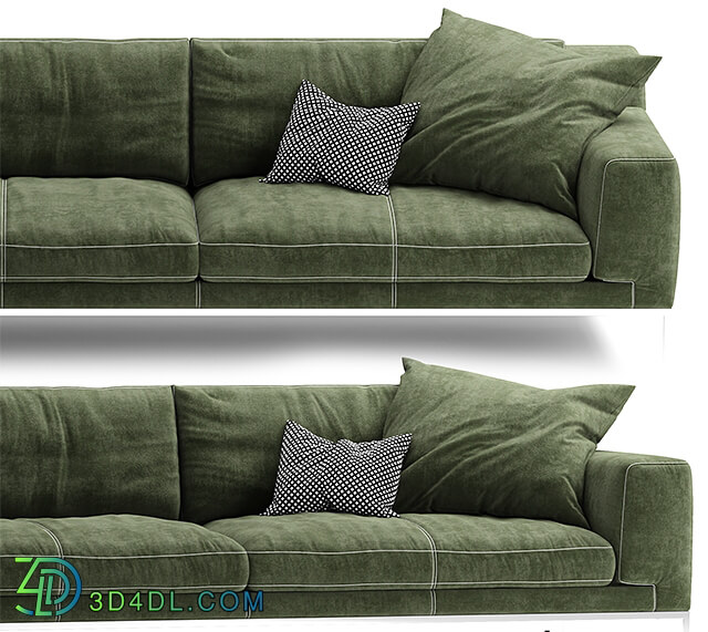 Sofa - Sofa ERBA ITALIA EDIZIONE Sectional sofa