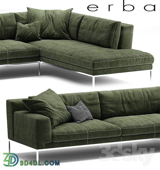 Sofa - Sofa ERBA ITALIA EDIZIONE Sectional sofa