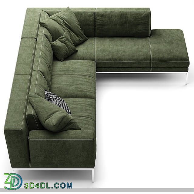 Sofa - Sofa ERBA ITALIA EDIZIONE Sectional sofa