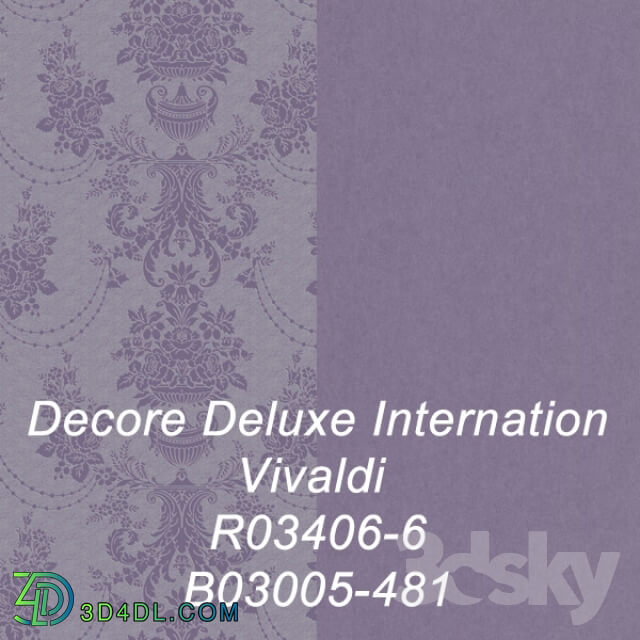 Wall covering - Seamless texture wallpaper factory Decor Deluxe Internation Vivaldi