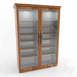 Wardrobe _ Display cabinets - Wardrobe-refrigerated wine 