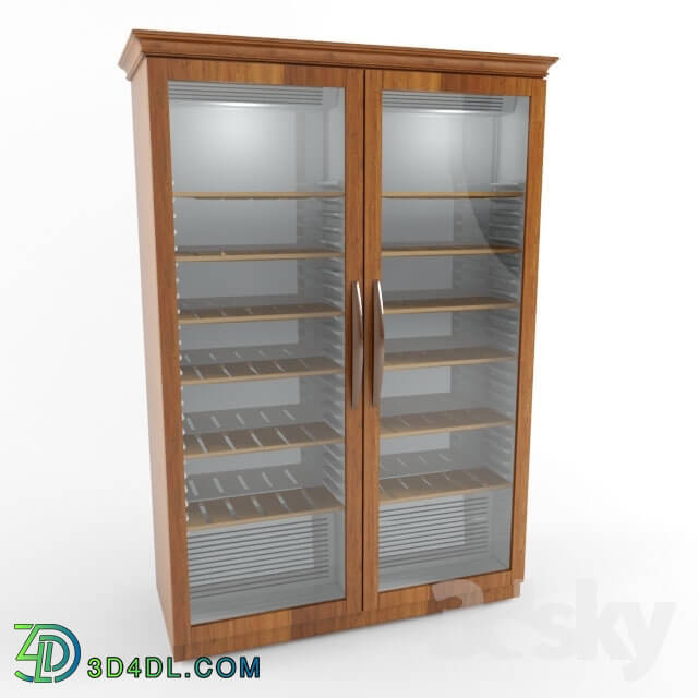 Wardrobe _ Display cabinets - Wardrobe-refrigerated wine