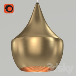 Ceiling light - Chandelier Beat Light Fat Brass designed by Tom Dixon in 2007 