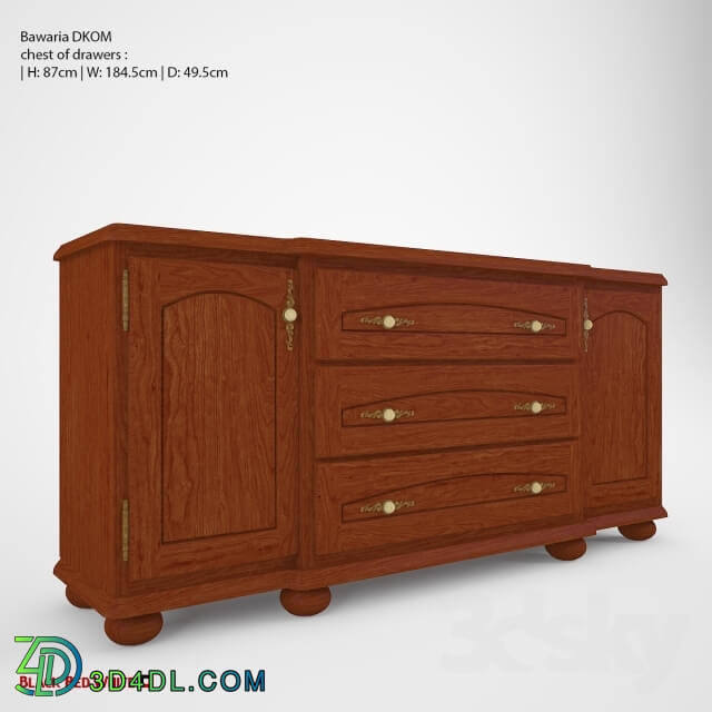 Sideboard _ Chest of drawer - Bawaria DKOM 2D3S_185