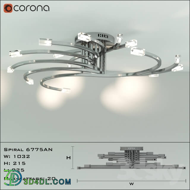 Ceiling light - Chandelier 2603AN