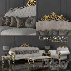 Sofa - Classic Sofa Set 