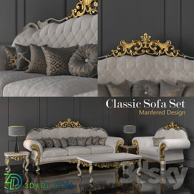 Sofa - Classic Sofa Set