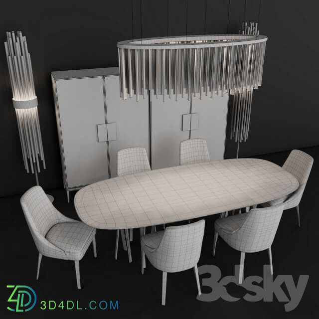 Table _ Chair - Paolo Castelli Furniture set 1