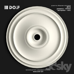 Decorative plaster - OM_R74_D400_DOF 