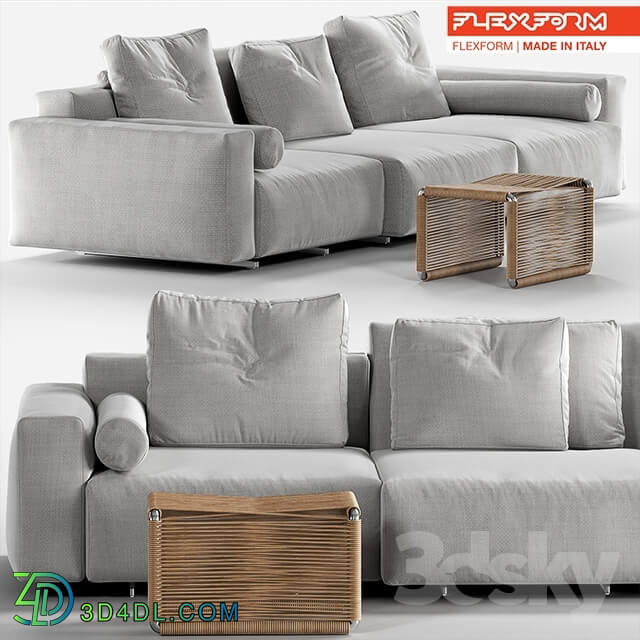 Sofa - Flexform Lario 88_ Flexform Tindari