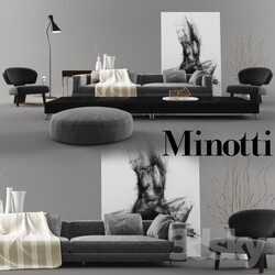 Sofa - Minotti Set 02 
